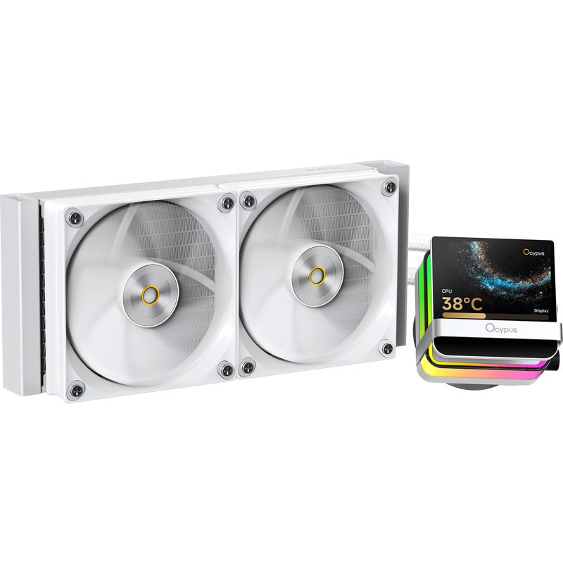 Система жидкостного охлаждения Ocypus Sigma-L24-WH2ANWL00P-GL White