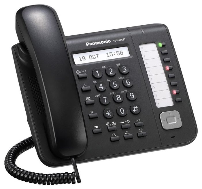 Телефон IP Panasonic KX-NT551RU-B