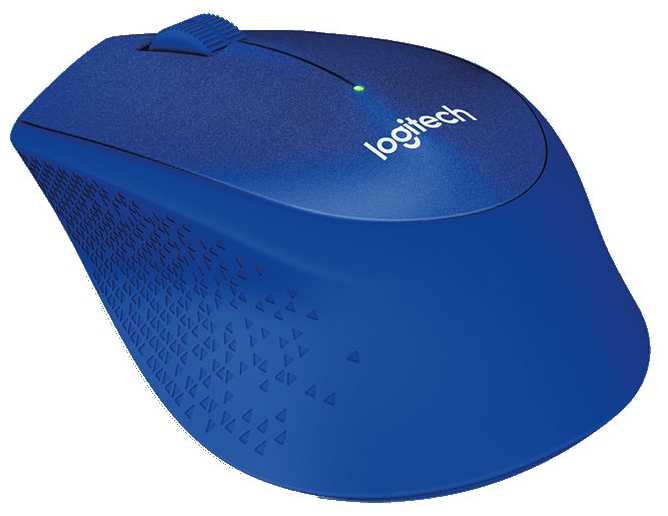 Мышь беспроводная Logitech M330 SILENT PLUS BLUE, купить в Краснодаре