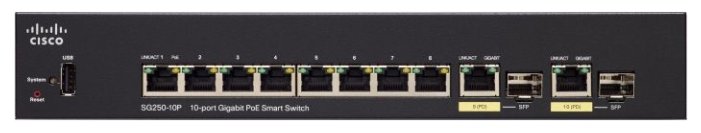 Коммутатор  Cisco SG250-10P, купить в Краснодаре