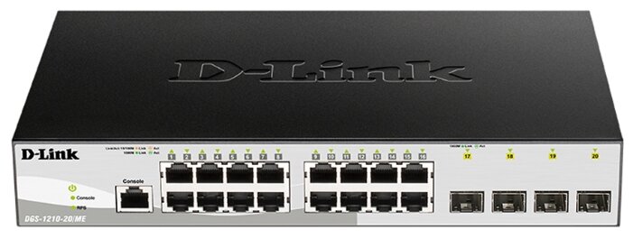 Коммутатор D-LINK DGS-1210-20/ME/B1A, купить в Краснодаре