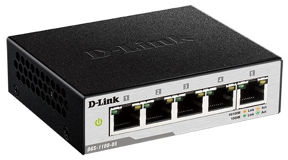 Коммутатор D-LINK DGS-1100-05/B1A, купить в Краснодаре