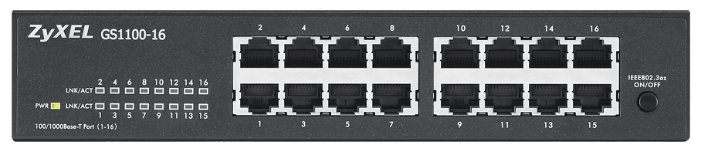 Коммутатор   ZYXEL GS1100-16, купить в Краснодаре