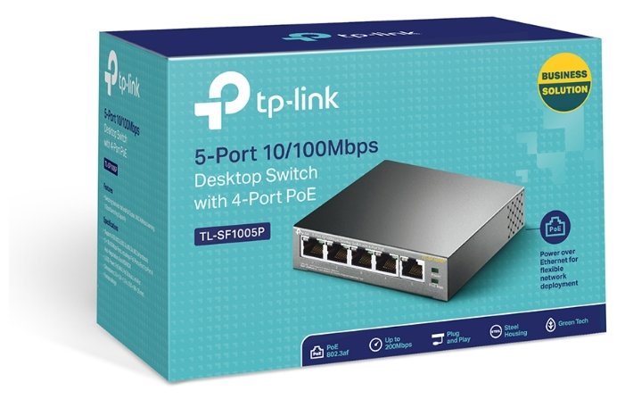 Коммутатор TP-Link TL-SF1005P, купить в Краснодаре