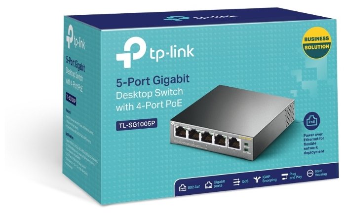 Коммутатор TP-Link TL-SG1005P, купить в Краснодаре