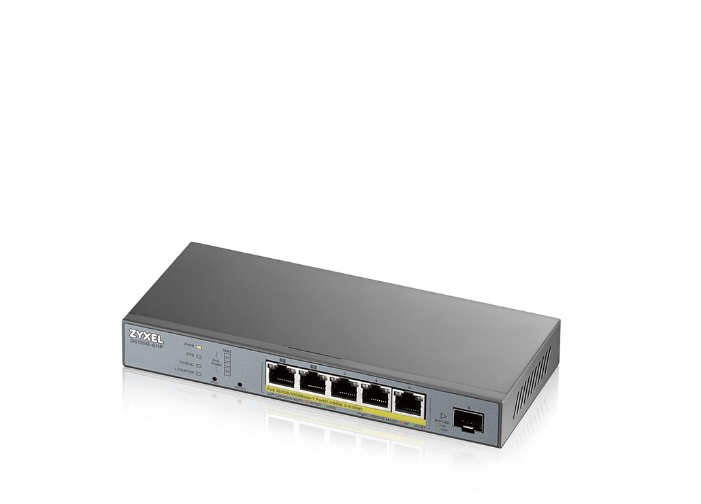 Коммутатор  Zyxel GS1350-6HP L2 PoE +, купить в Краснодаре