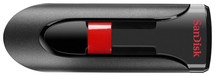 Флеш накопитель 128GB SanDisk CZ60 Cruzer Glide, USB 2.0, Black