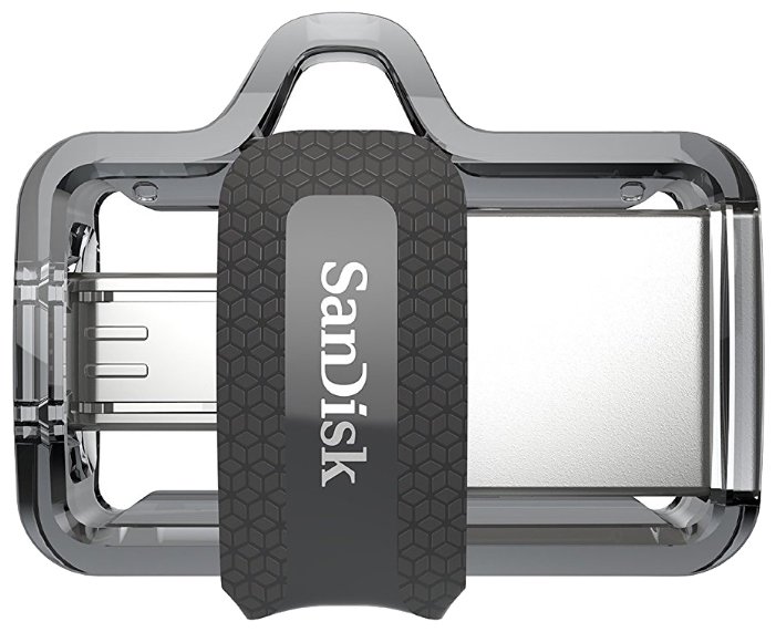 Флеш накопитель 16GB SanDisk Ultra Android Dual Drive OTG, m3.0/USB 3.0, Black
