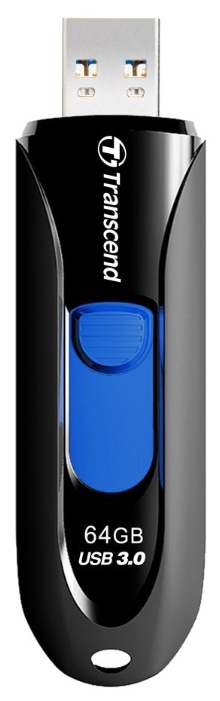Флешка 64GB Transcend JetFlash 790 USB 3.0 черный/синий, купить в Краснодаре
