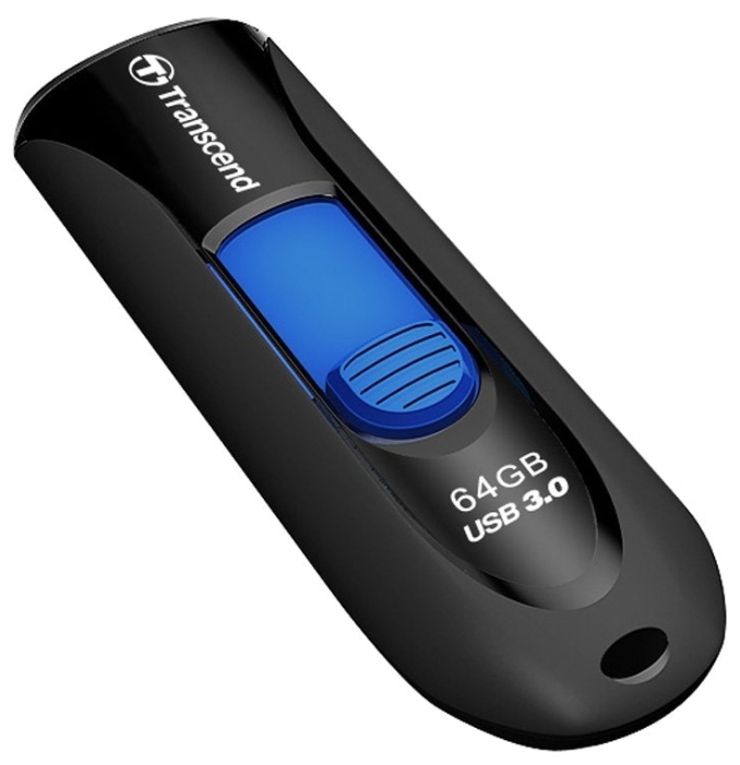 Флешка 64GB Transcend JetFlash 790 USB 3.0 черный/синий, купить в Краснодаре