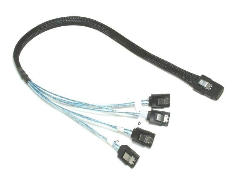 Кабель SuperMicro Cable Internal miniSAS to 4 SATA, 70 cm