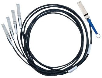 Кабель Mellanox Mellanox® passive copper hybrid cable, ETH 40GbE to 4x10GbE, QSFP to 4xSFP+, 5m