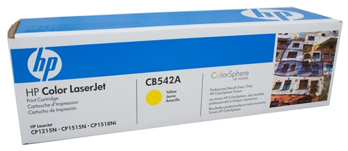 Тонер-картридж  HP Yellow для СLJ CP1215/CP1515/CP1518/CM1312mfp  ( CB542A ) , купить в Краснодаре