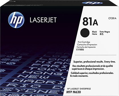 Тонер-картридж HP 81A черный LaserJet