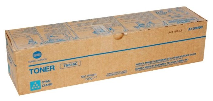 Тонер-картридж голубой TN-616C 41,8000 стр. Konica-Minolta Press C6000/C7000(P)