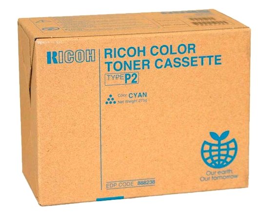Тонер Ricoh Aficio 2228С/2232C/2238C голубой, type P2 (10K), купить в Краснодаре