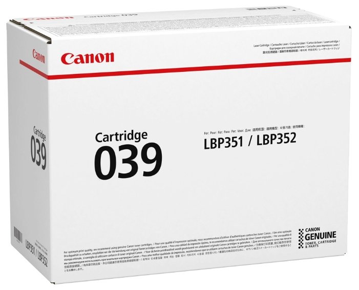 Тонер-картридж 039 BK для Canon LBP351x/352x (11000 стр.), купить в Краснодаре