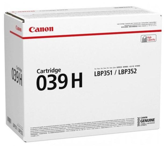 Тонер-картридж 039 H BK для Canon LBP351x/352x (25000 стр.), купить в Краснодаре