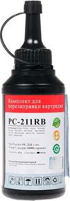 Заправочный комплект Pantum PC-211RB на 1600 к. + чип