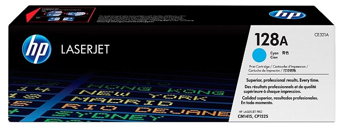 Тонер-картридж   HP 128A Cyan LaserJet Print   ( CE321A ) , купить в Краснодаре