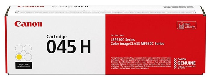 Тонер-картридж CRG 045 H Y желтый для Canon MF 63..LBP 61.. (2200 стр.), купить в Краснодаре
