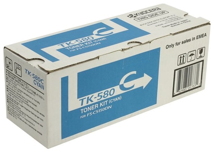Тонер-картридж голубой TK-580C Kyocera FS-C5150DN, ECOSYS P6021cdn (2800 стр.), купить в Краснодаре