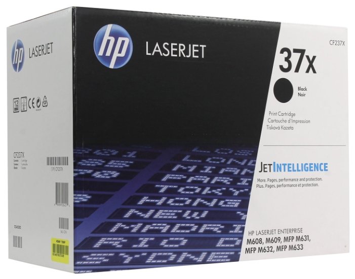 Тонер-картридж   HP 37X High Yield Black Original LaserJet Toner   ( CF237X ) , купить в Краснодаре