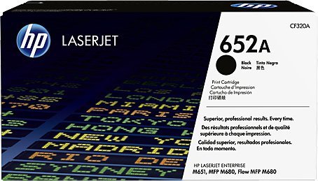 Тонер-картридж HP 652A черный LaserJet
