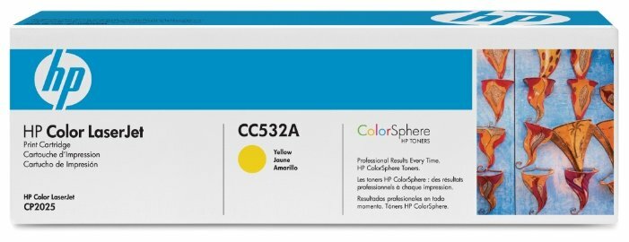 Тонер-картридж   HP Color LaserJet CC532A Yellow Print   ( CC532A ) , купить в Краснодаре