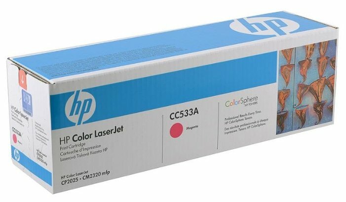 Тонер-картридж   HP Color LaserJet CC533A Magenta Print   ( CC533A ) , купить в Краснодаре