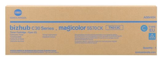 Тонер Konica Minolta bizhub C30/31P, синий, купить в Краснодаре