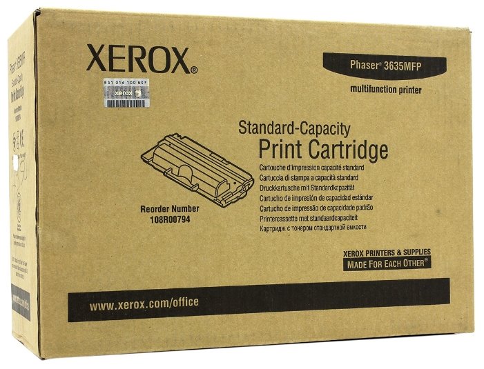 Тонер-картридж XEROX Phaser 3635 5K (108R00794), купить в Краснодаре