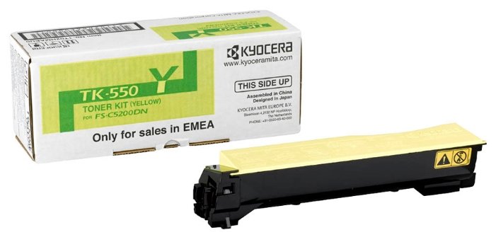 Тонер-картридж желтый type TK-550Y Kyocera FSC5200DN (6K), купить в Краснодаре