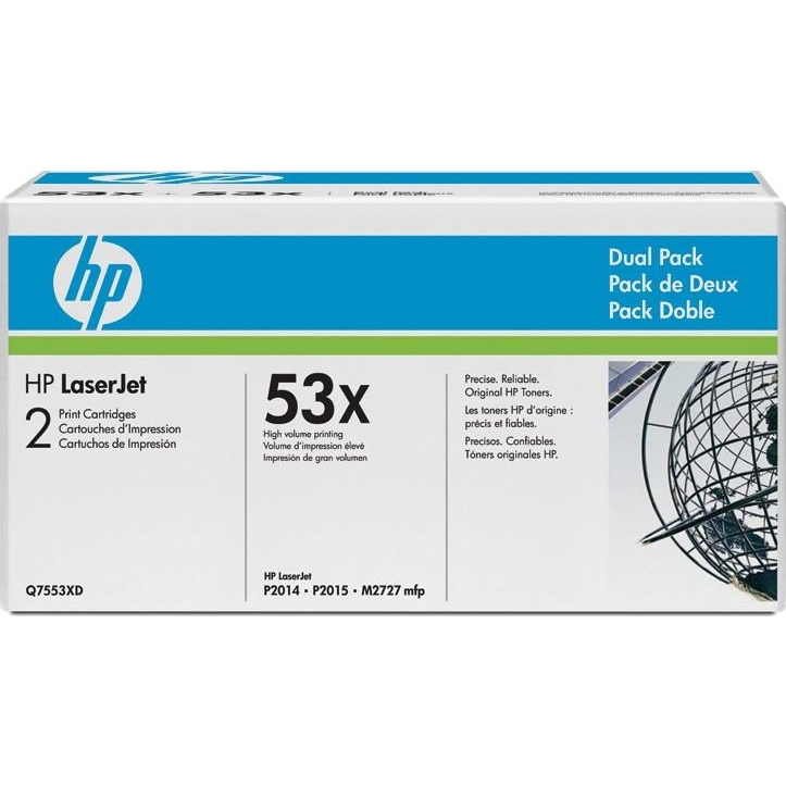 Картридж HP LJP2014/ P2015/M2727 7000 стр. 2шт/уп
