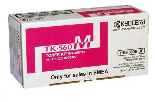 Тонер-картридж пурпурный TK-560M Kyocera FS-C5300DN/ECOSYS P6030cdn (10 000 стр.), купить в Краснодаре