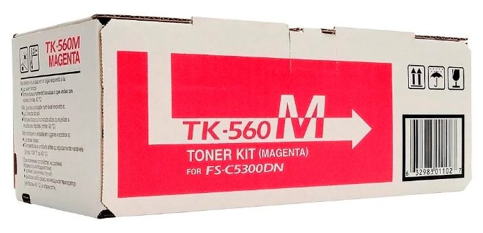 Тонер-картридж пурпурный TK-560M Kyocera FS-C5300DN/ECOSYS P6030cdn (10 000 стр.), купить в Краснодаре