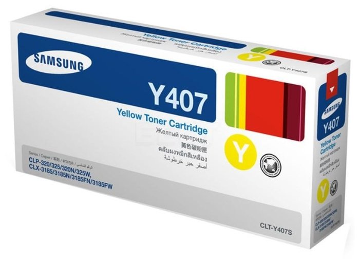 Тонер-картридж   Samsung CLT-Y407S Yellow, купить в Краснодаре