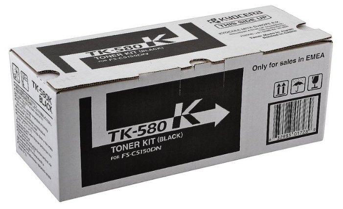 Тонер-картридж черный TK-580K Kyocera FS-C5150DN, ECOSYS P6021cdn (3500 стр.), купить в Краснодаре