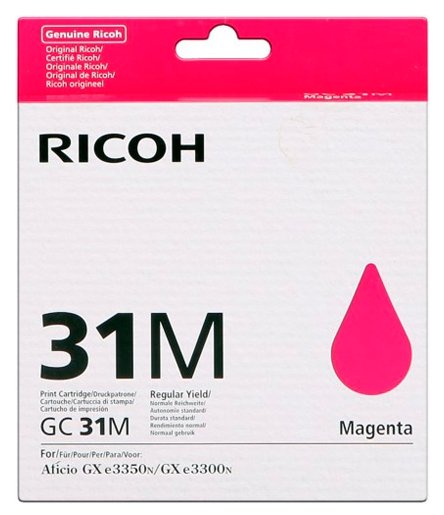 Картридж тип GC31M малиновый Ricoh Aficio GXe2600/3300N/3350N/5550N/7700N (1560стр)