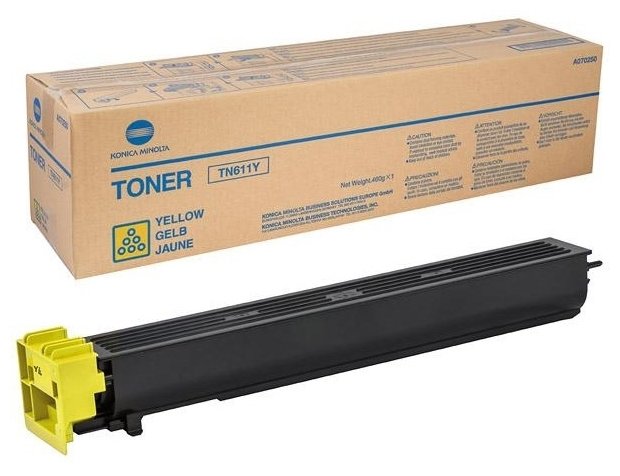 Тонер Konica-Minolta bizhub C451/550/650 желтый TN-611Y (o), купить в Краснодаре