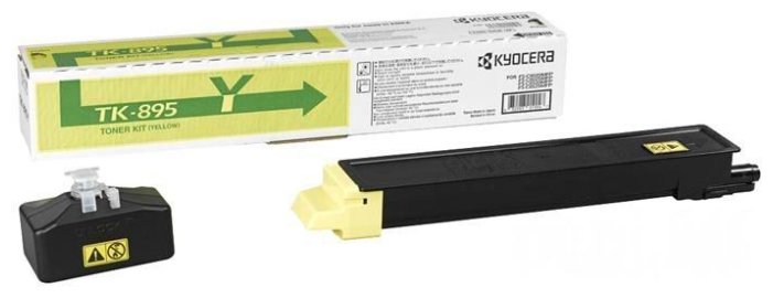 Тонер-картридж Kyocera 1T02K0ANL0 TK-895Y желтый (6000стр.) для Kyocera FS-C8020/C8025
