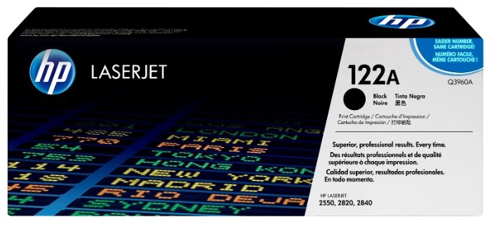 Тонер-картридж HP черный CLJ 2550/2820/2840