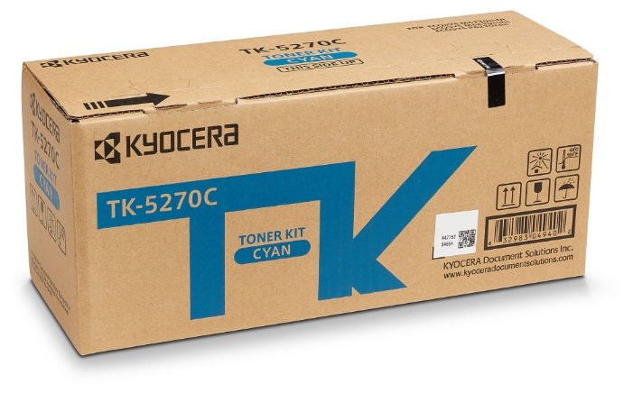 Тонер-картридж Kyocera TK-5270C (синий) (ресурс 6 000 стр.) для P6230cdn/M6230cidn/M6630cidn, купить в Краснодаре