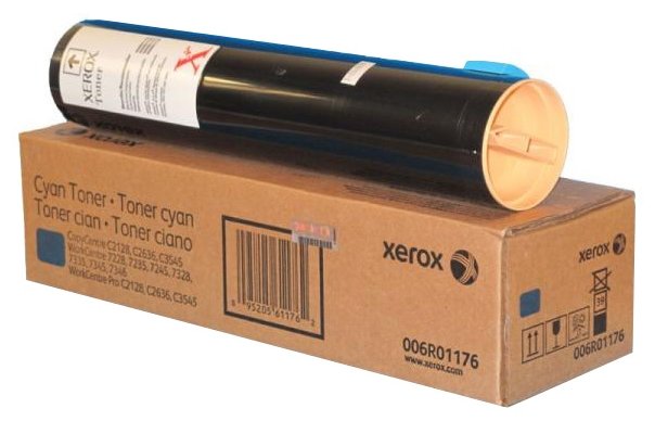 Тонер XEROX WCP C2128/2636/3545 голубой (006R01176/006R01281)