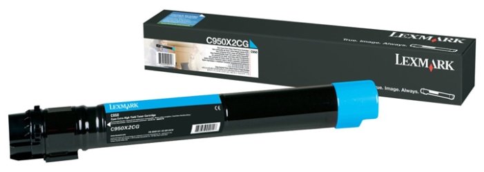 Тонер-картридж Lexmark C950X2CG голубой C950