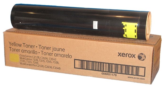 Тонер XEROX WCP C2128/2636/3545 желтый (006R01178/006R01283)
