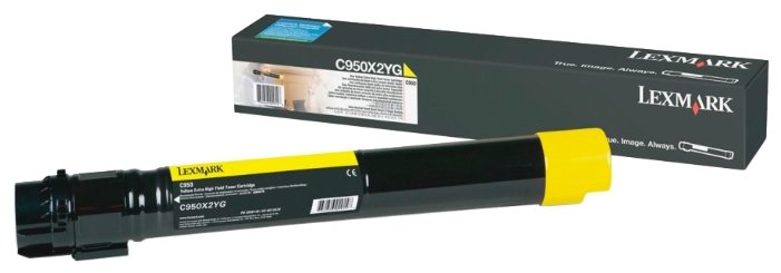 Тонер-картридж Lexmark C950X2YG желтый C950