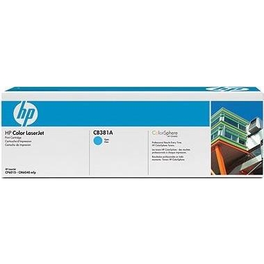 Тонер-картридж HP CLJCM6040/CM6030/ CP6015 голубой 21000 стр.