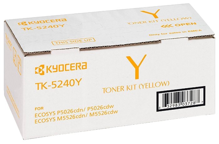 Тонер-картридж TK-5240Y Kyocera Mita P5026cdn/cdw, M5526cdn/cdw (3000стр)