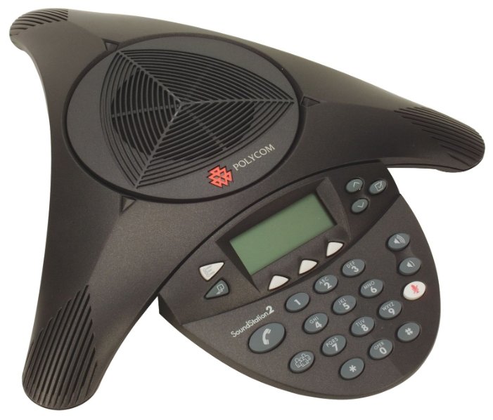 Терминал аудиоконференцсвязи SoundStation2 (analog) conference phone with display. Non-expandable. Includes 220V-240V AC power/telco module, power cor, купить в Краснодаре